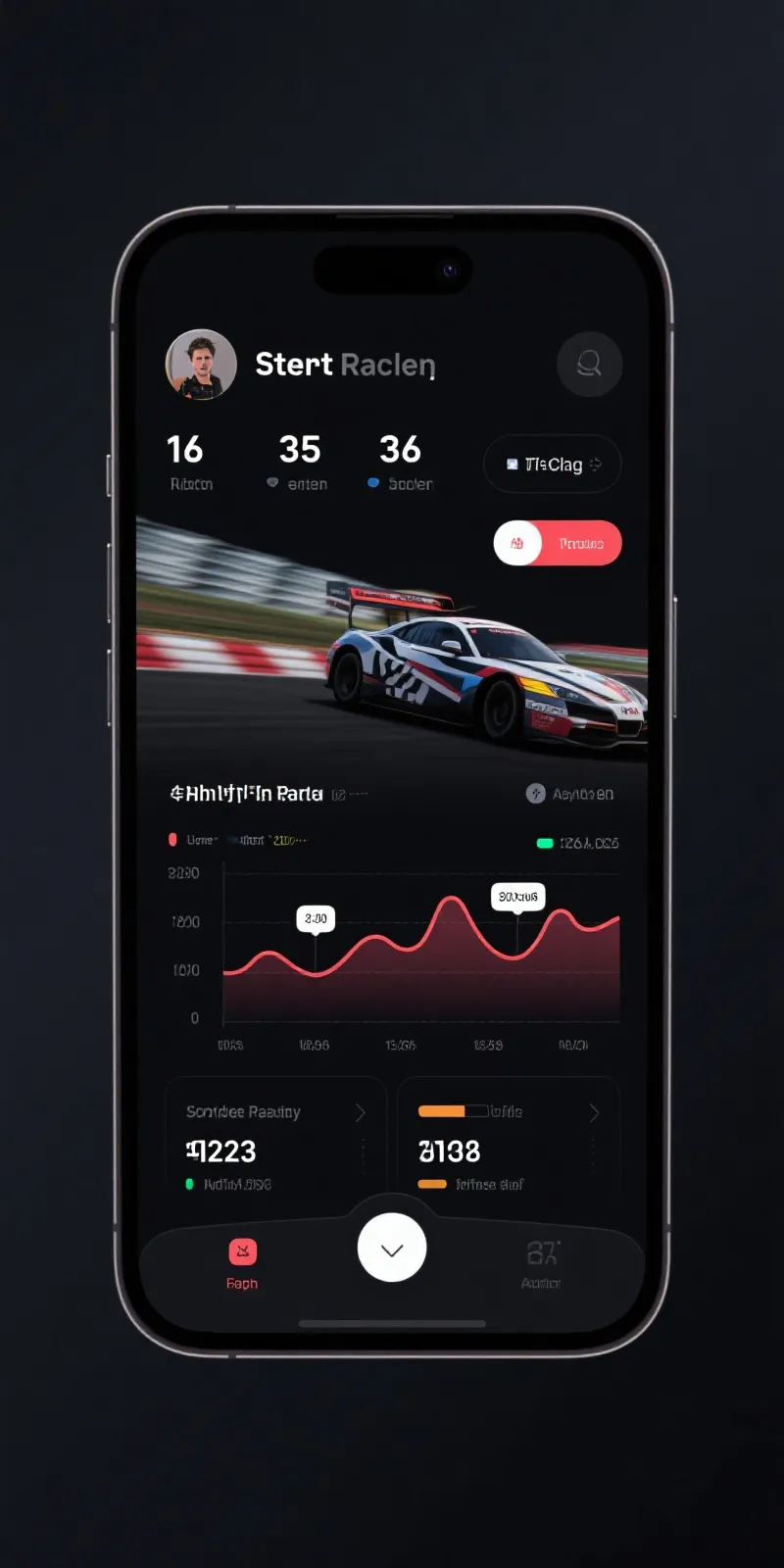 极速赛车APP界面展示